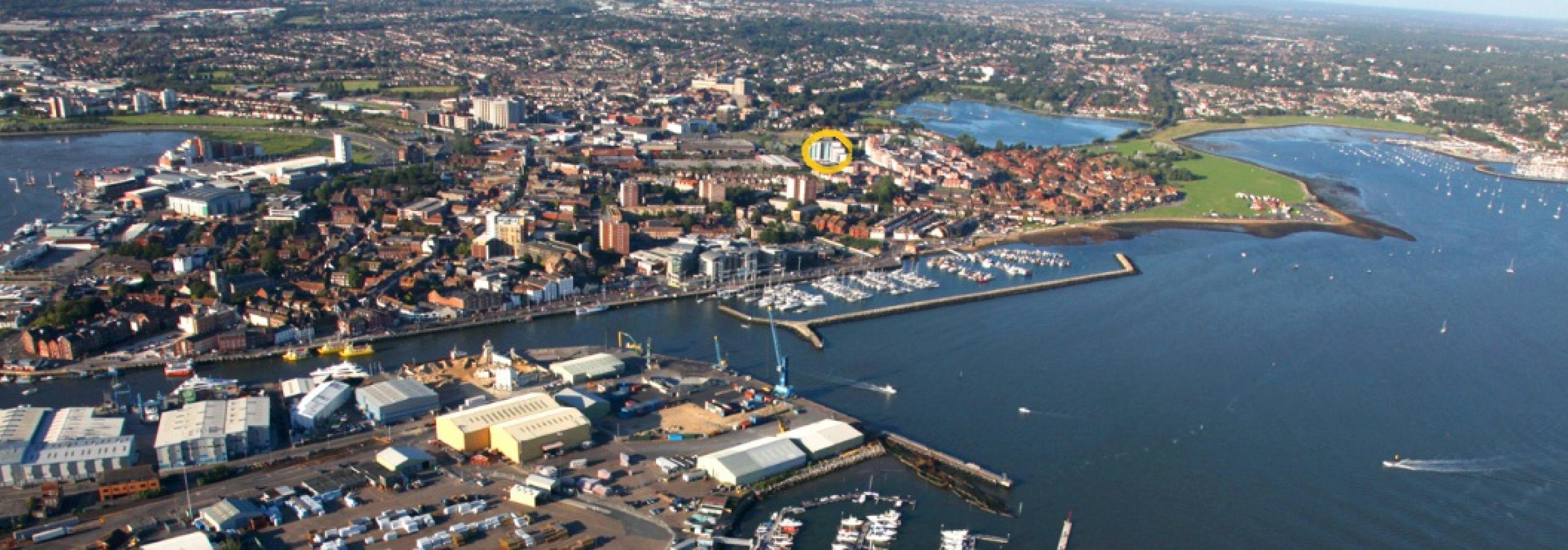 Poole aerial view