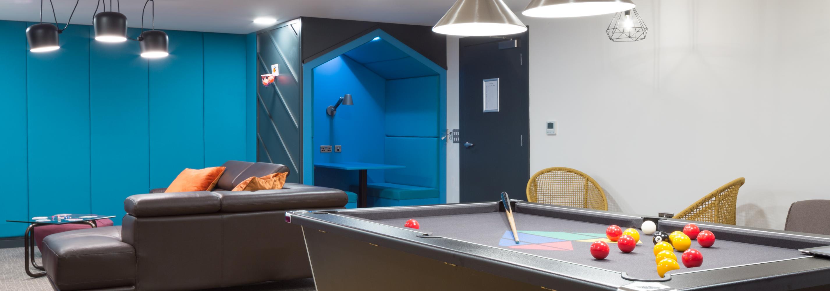 Games room at The Ascent