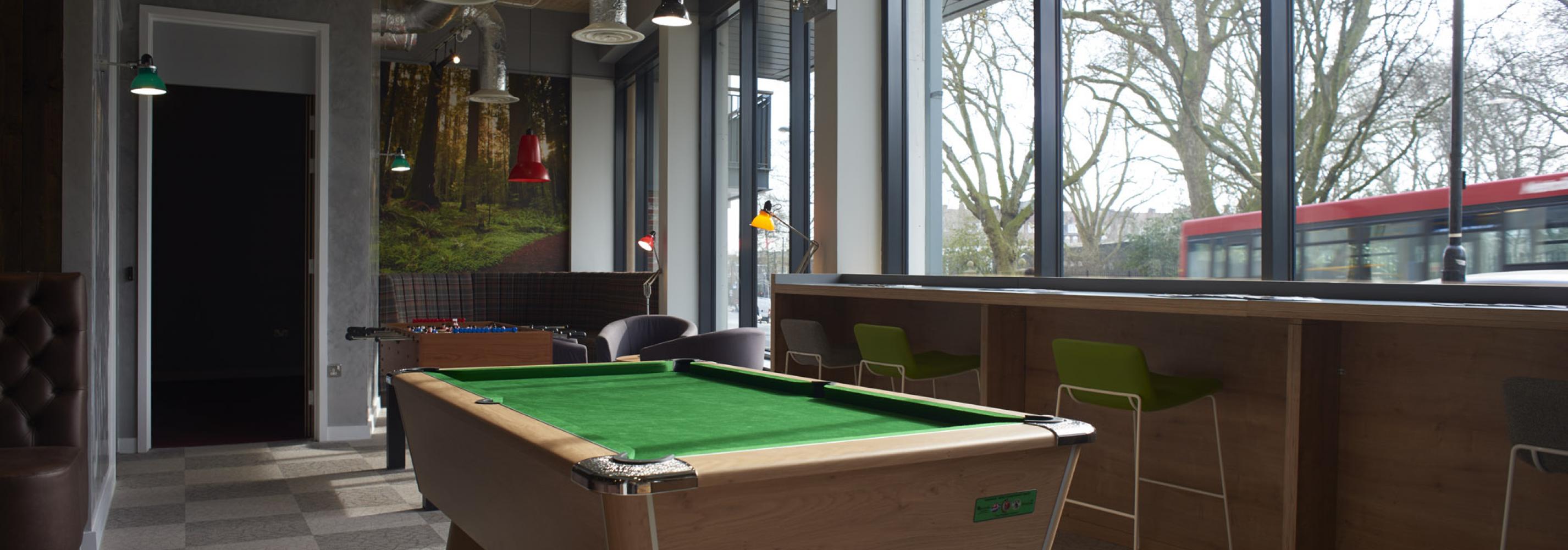 Common Room with Pool table