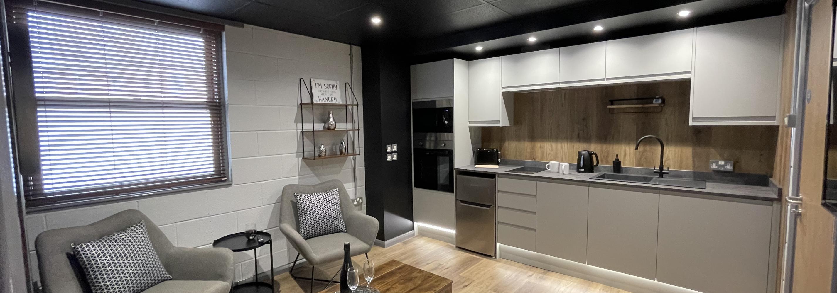 Apartment 9- Kitchen Lounge 
