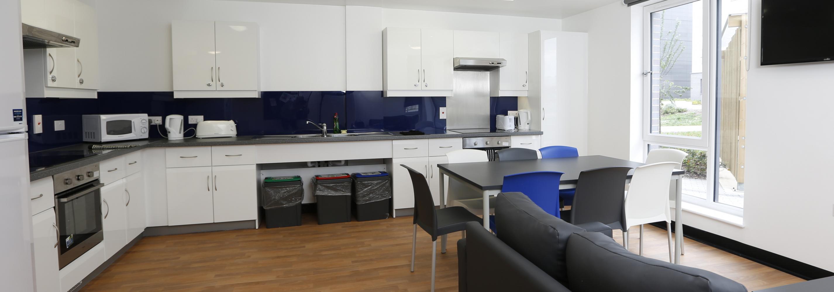 A shared kitchen in College Lane