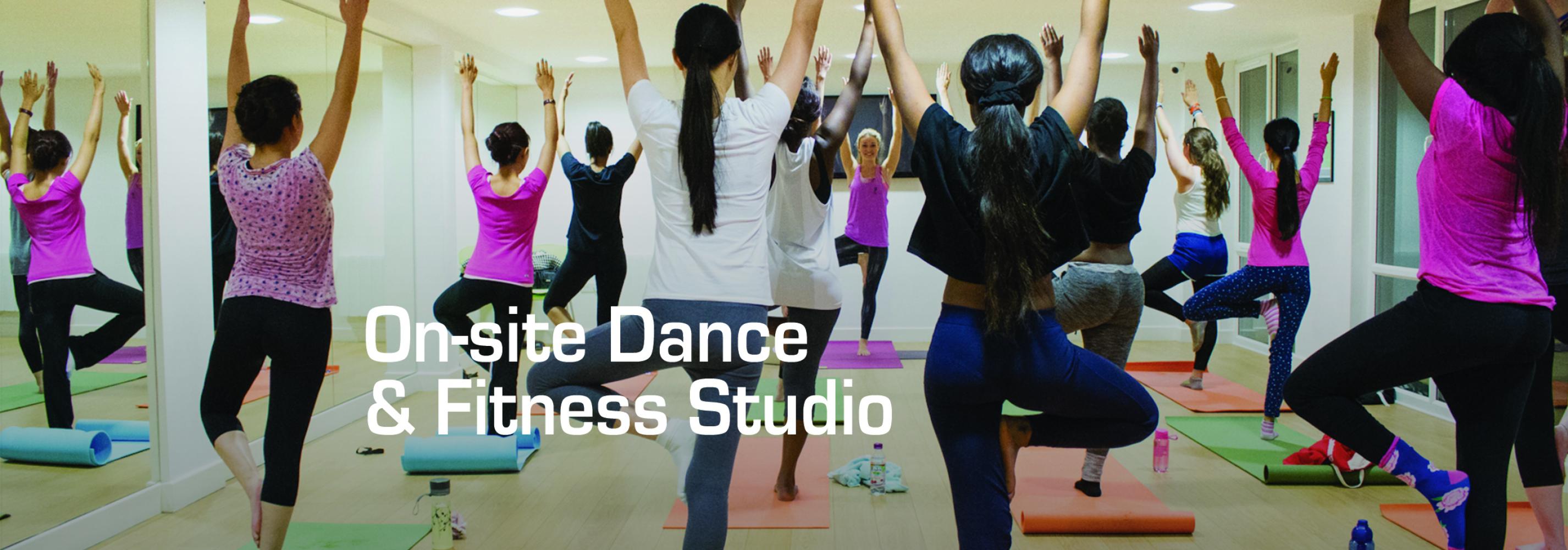 Take part in one of our free fitness classes or hire our dance and fitness studio for free