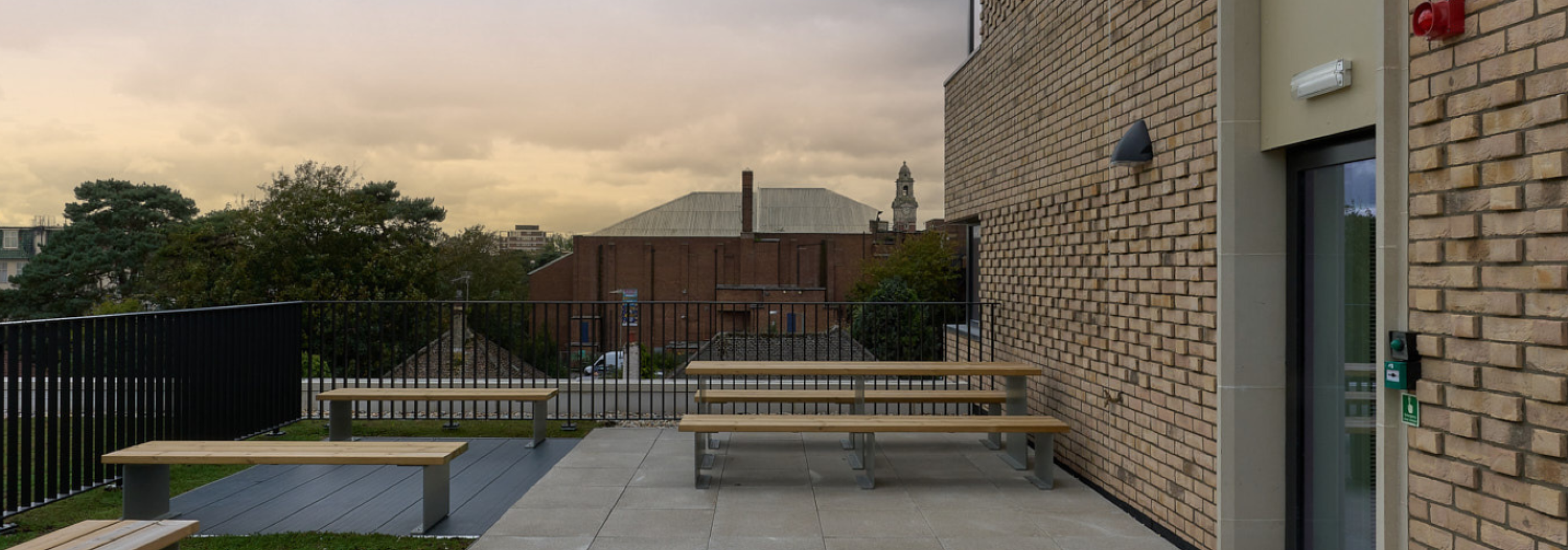 Roof terrace at 17a Christchurch Road