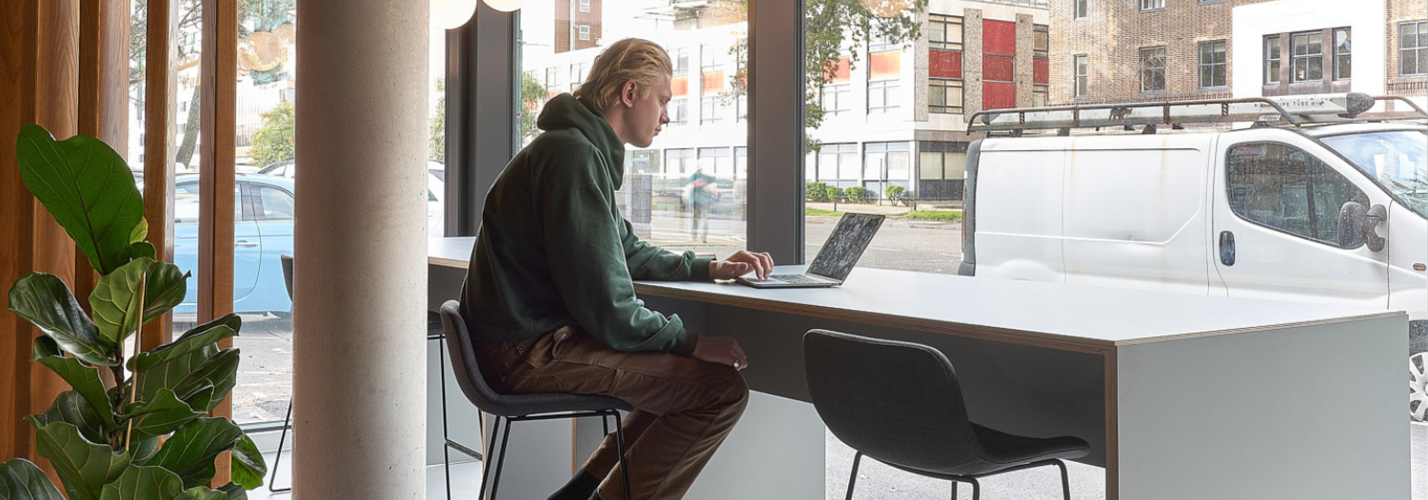 Study area at 17a Christchurch Road