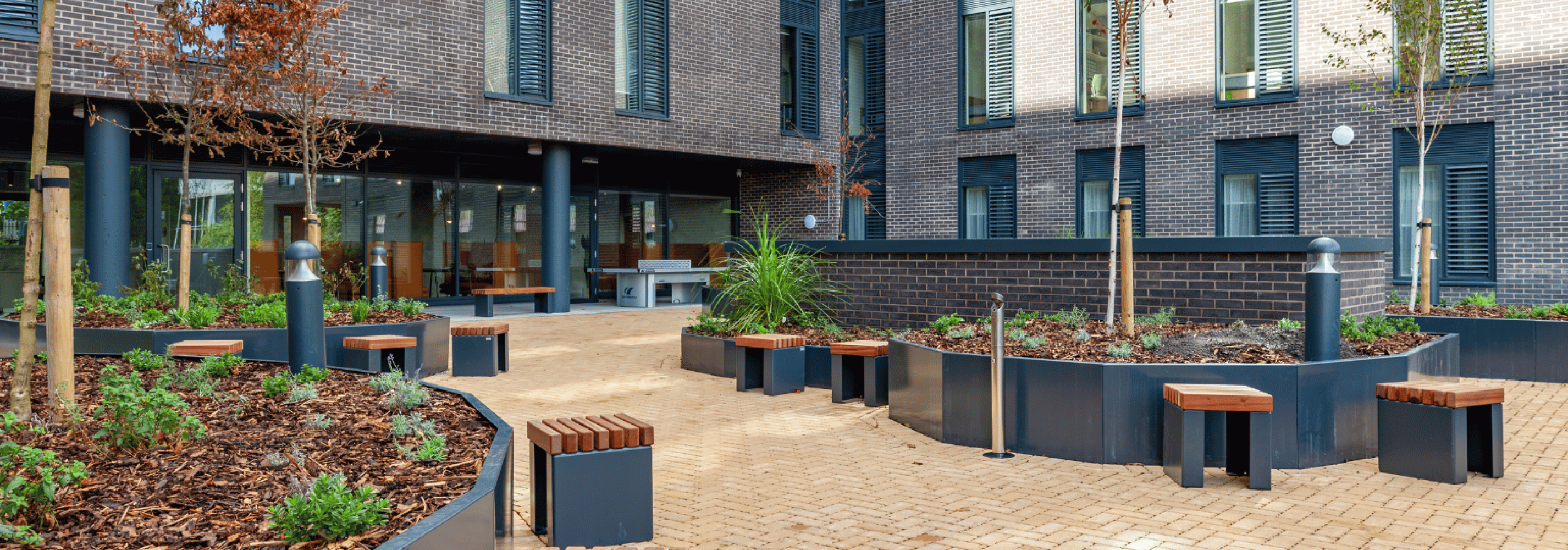 Outdoor courtyard